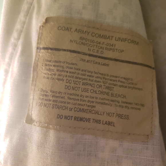 Military jacket size medium extra short - Picture 6 of 9